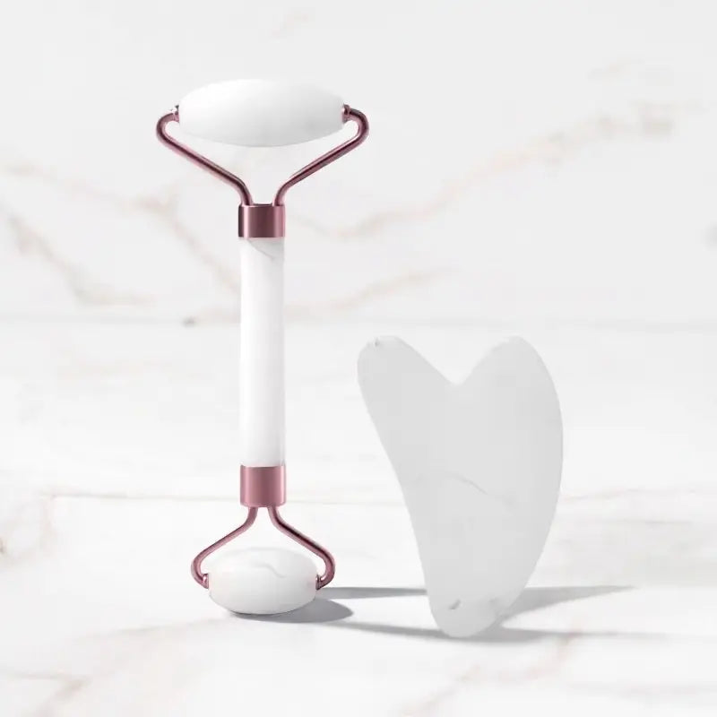 Gua Sha & Rouleau Visage Rella–Drainage & Éclat Naturel - Rella