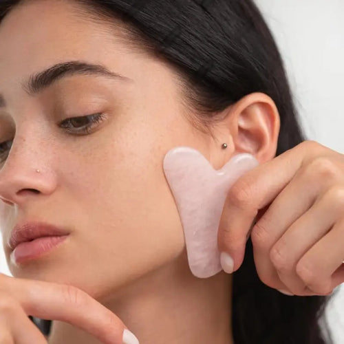 Gua Sha & Rouleau Visage Rella–Drainage & Éclat Naturel - Rella